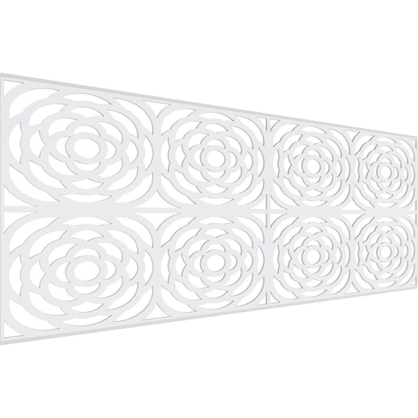 Ekena Millwork Set of Four Panels for 94 1/2"W x 36 1/4"H Edinburg Fretwork Wainscot Wall Paneling WPKP18X01X47EBP - main